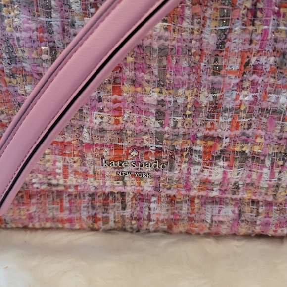 💥SOLD💥NWT Kate Spade pink tweed multi - Picture 4 of 14